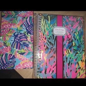 Lily Pulitzer mini notebook and sticky note set
